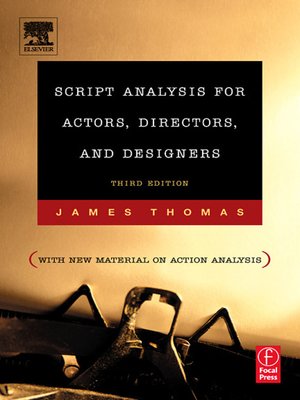 cover image of Script Analysis for Actors, Directors, and Designers